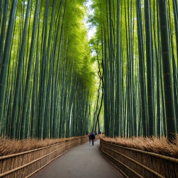 Quelles croisières offrent des excursions pour découvrir les forêts de bambous au Japon?