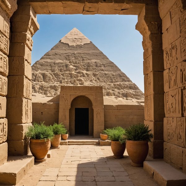 Peut-on trouver une maison de vacances en Égypte avec des cours de cuisine et des visites de pyramides?